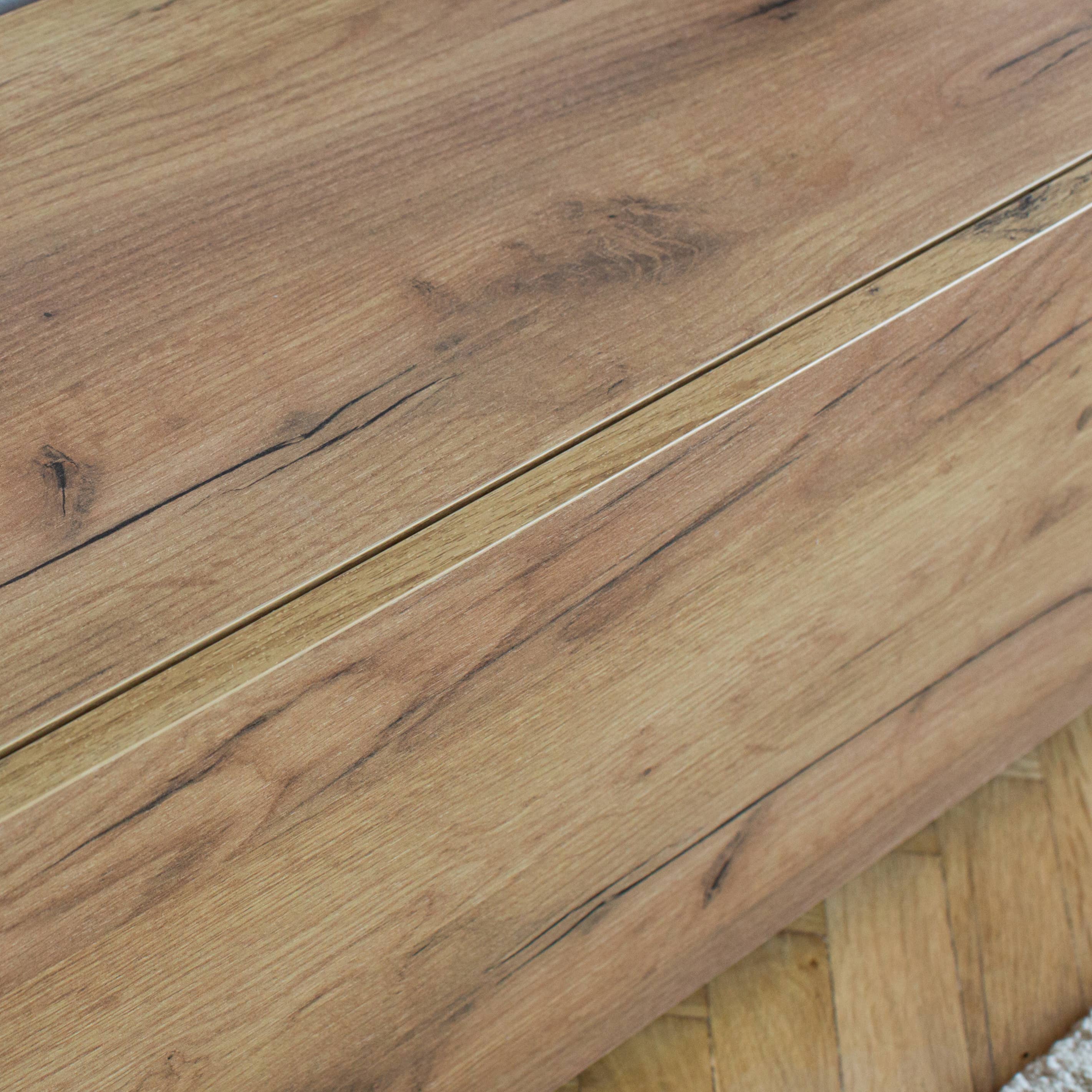 PLATAN ROOM - Wholesale Console Table - TV Cabinet TV Stand 105 cm Hanging or Standing Oak Gold6