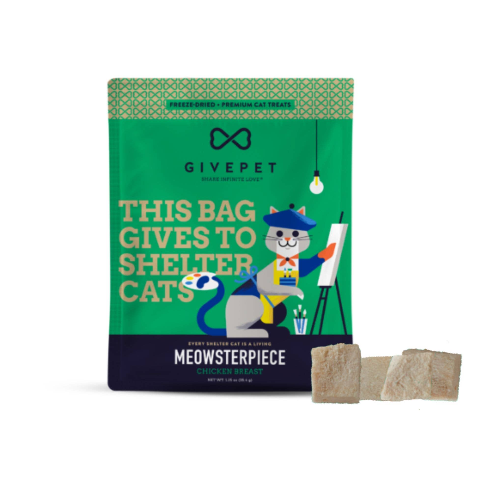 GivePet - Wholesale Pet Treats - Cat - GivePet Meowsterpiece Freeze Dried Cat Treats2