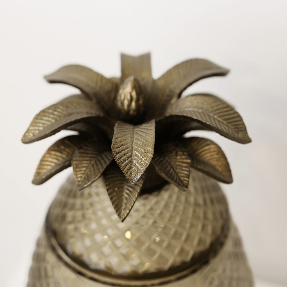 BHD HOME - Wholesale Decorative jar - Glass Pineapple Jar Smoke6