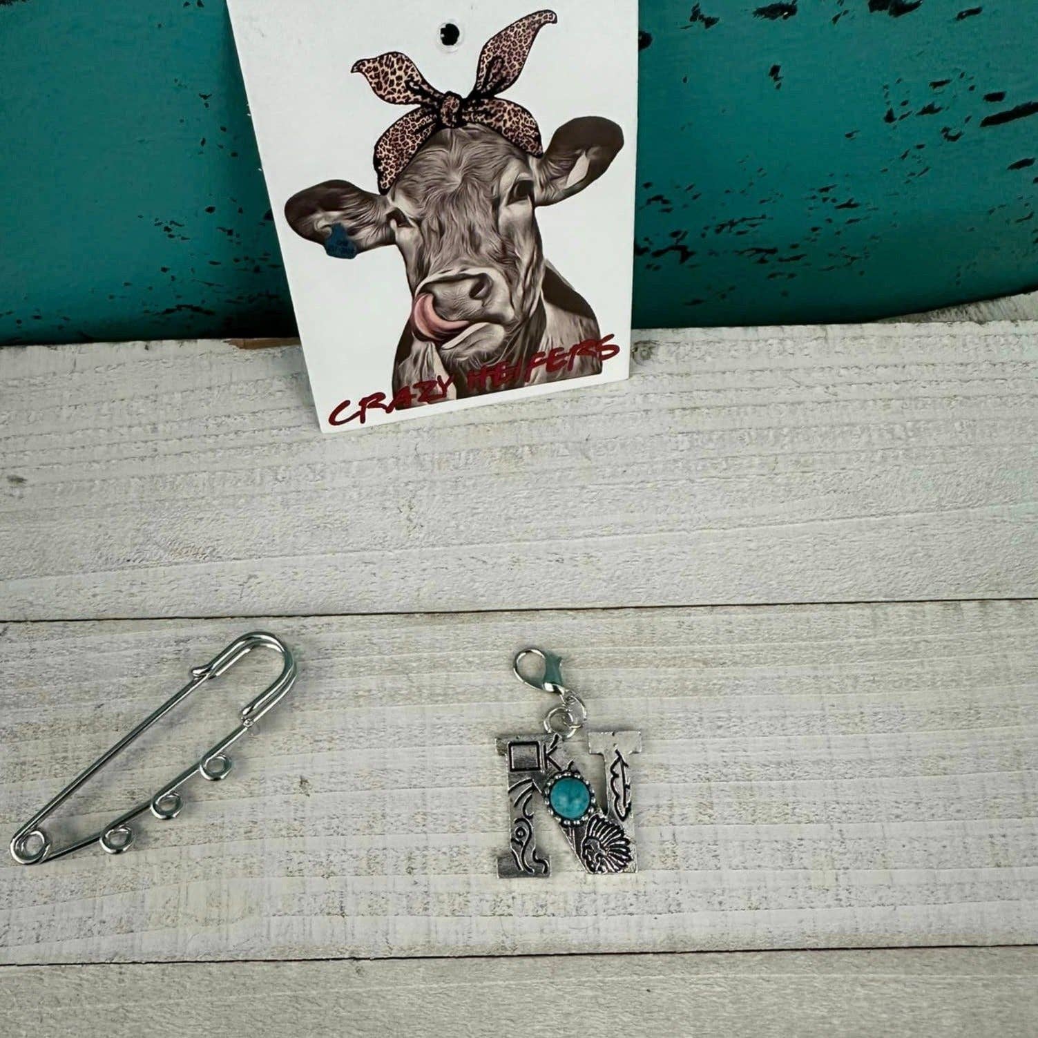 Crazy Heifers Wholesale - Wholesale Individual Charm/Pendant - Initial Clip-on Charms13