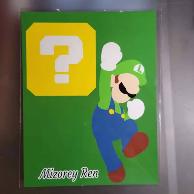 Luigi Print for wholesale by Mizorey Ren
