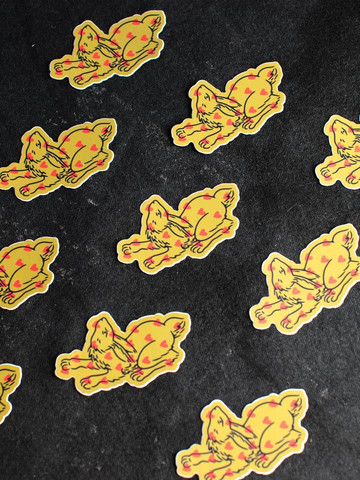 Rabbit Sticker for wholesale by Houndstooth Design + Supply Co