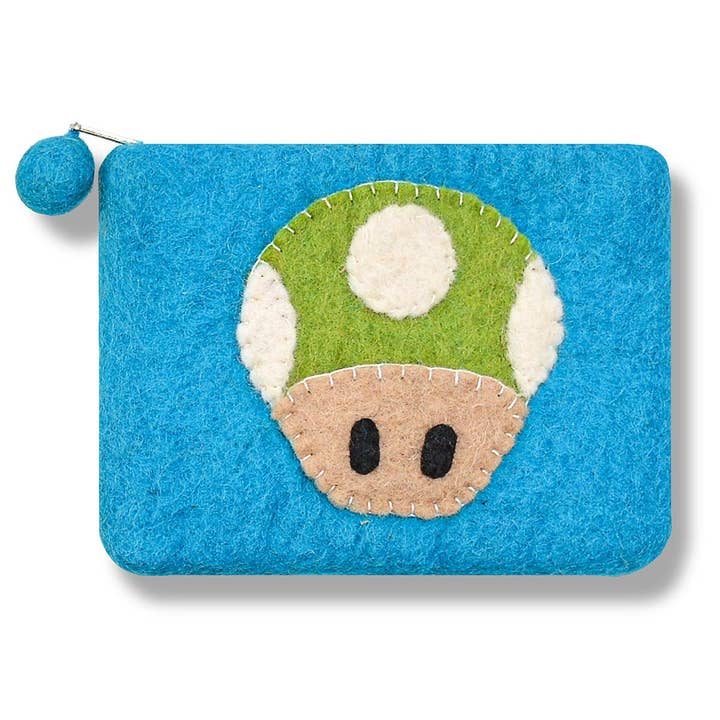 Mushroom Head Design Coin Purse for wholesale by BNB Crafts Inc.