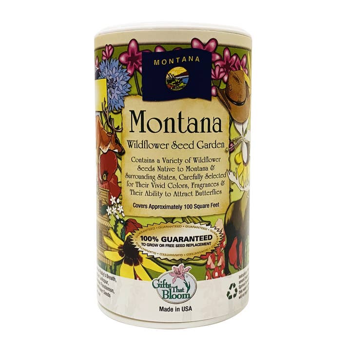 Gifts That Bloom - Wholesale Plant Seeds - Montana Garden Shaker Can