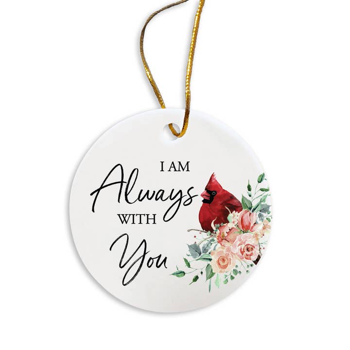 LifeSong Milestones - Wholesale Ornament - Cardinal I Am Always With You Ornament for Christmas Decor