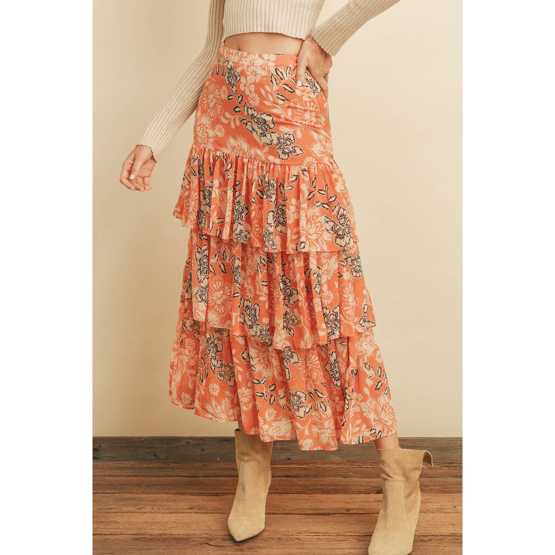 SUNKISTE Jupe à volants Citrus Love en vente sur Faire3