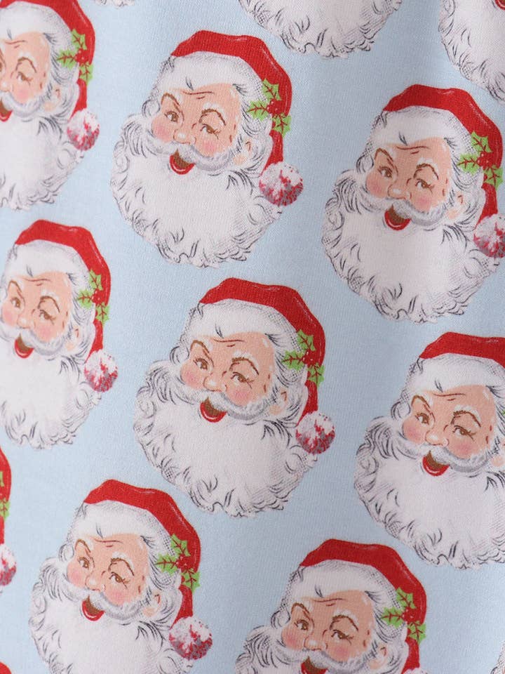 Aspen Rain Boutique - Wholesale Sleepwear Bottom - Men's - Blue christmas santa claus men pajamas pants2