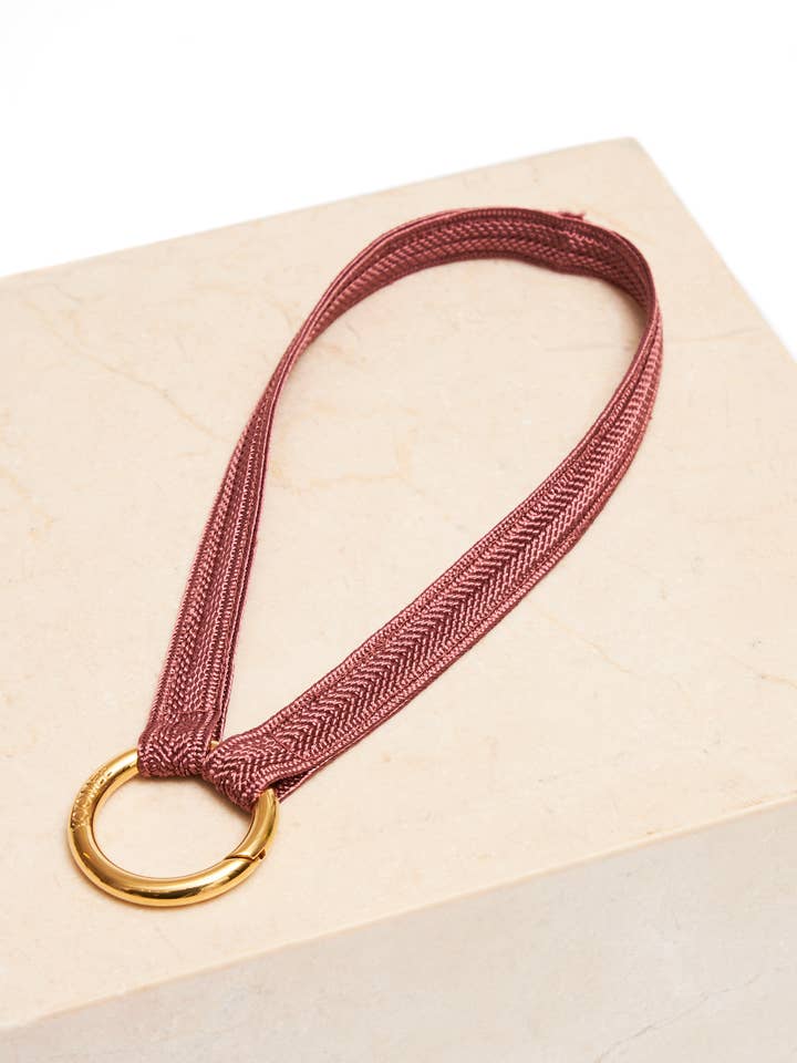 Porte-clés - ZAHRA mini - ocre rouge pour la vente par YOOMEE