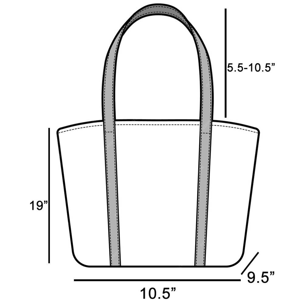 Collections by Fame Accessories - Wholesale Tote Bag - Women's - Suede Tote Leather Trim Shoulder Strap6