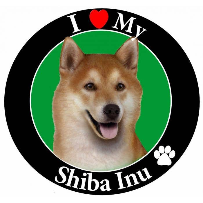 E&S Pets - Wholesale Magnet - Shiba Inu Circle Magnet0