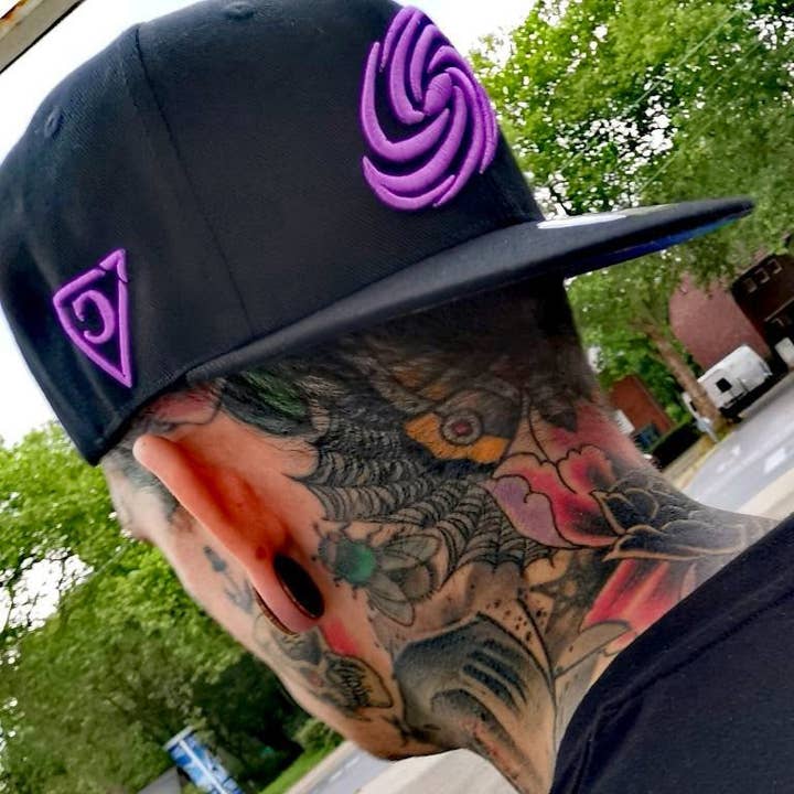 Capiche - Vente Casquette à visière plate – homme - Galaxy Mix Snapback - Noir