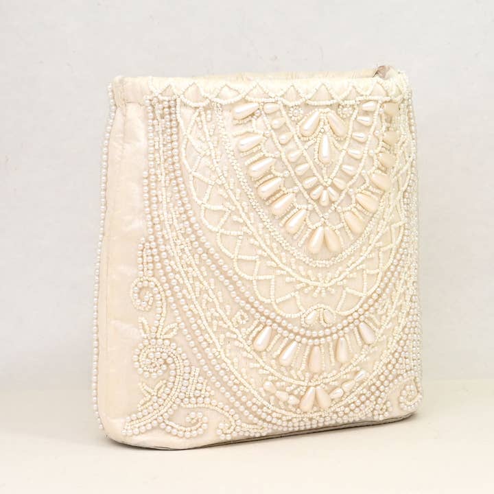 Bridal Bag Clementine - Pearl (Pack of 3) for wholesale by Noyre Berlin