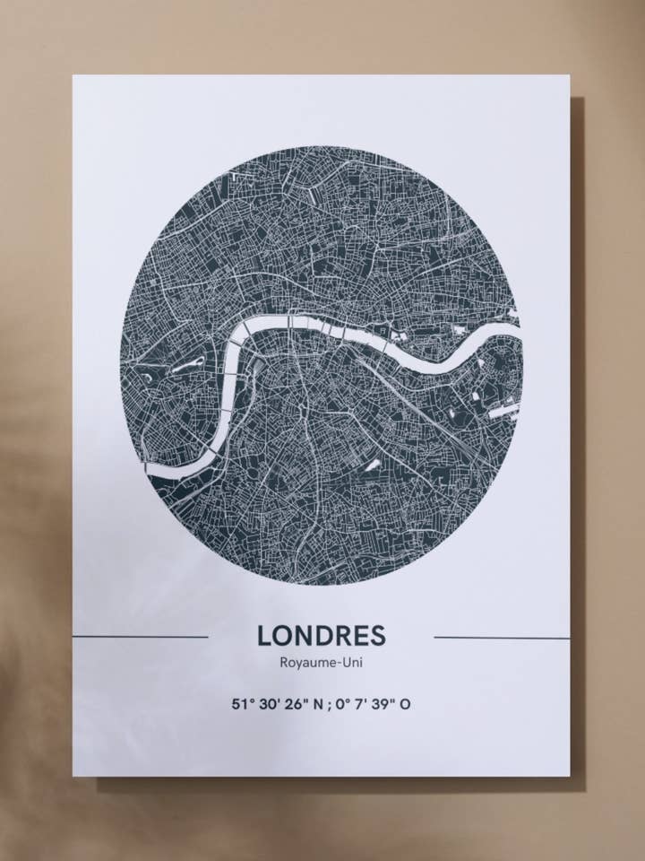 Vis Londons kort for engroshandel hos La classe de JJonet