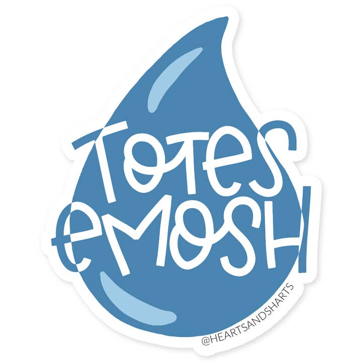 TOTES EMOSH STICKER for wholesale by Hearts and Sharts