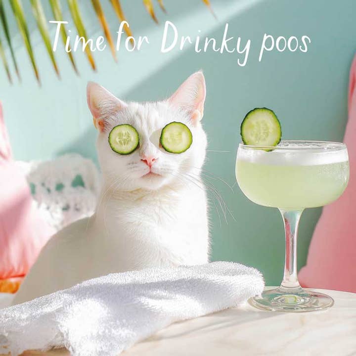 Open Card - Drinky Poos for wholesale by Hammond Gower Publications Ltd