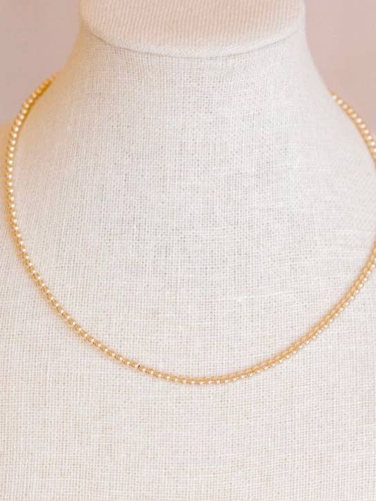 3mm Gold Fill Necklace for wholesale by Kori Green Designs