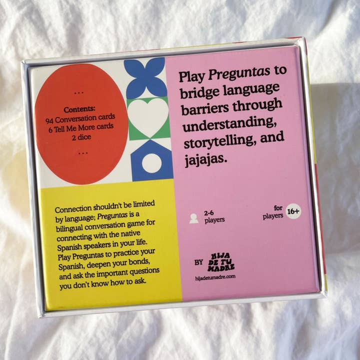 Hija De Tu Madre – Jogo de cartas por atacado – Jogo de Cartão de Conversa Bilingue Preguntas9