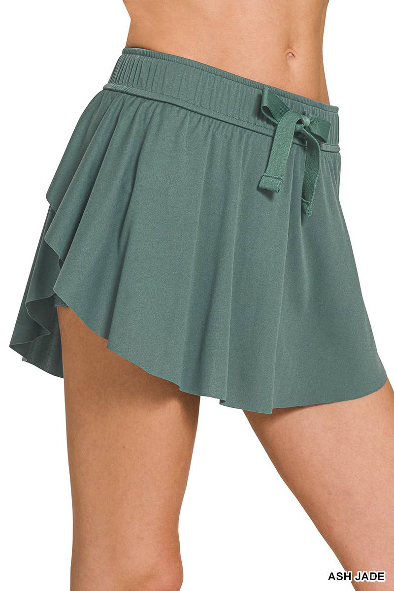 42POPS - Wholesale Skort - Women's - `.Two In One Drawstring Tennis Skort10
