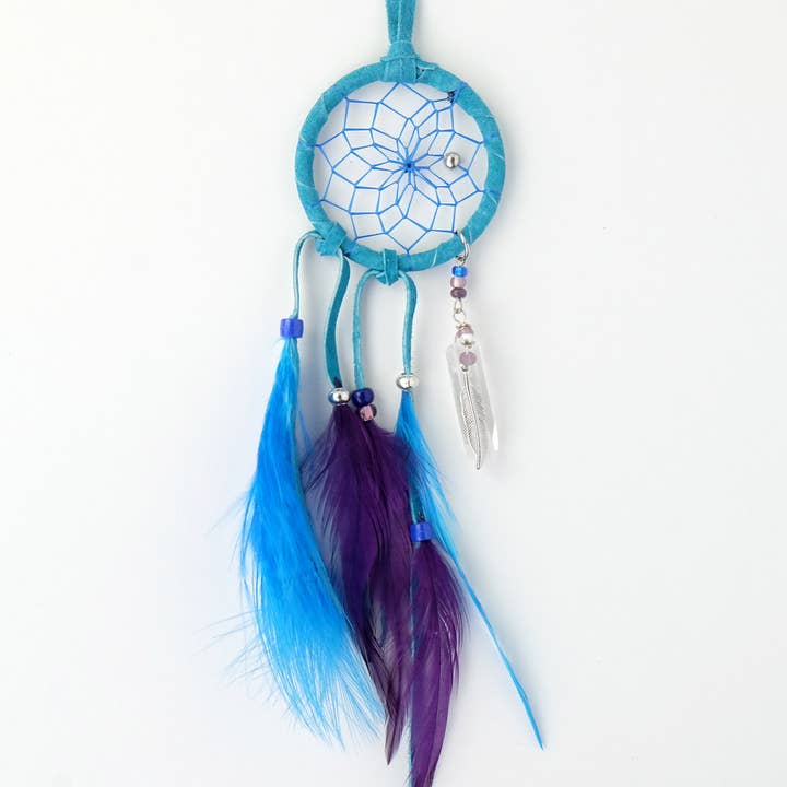 Medium Magical Turquoise Dream Catcher for wholesale by Monague Indigenous Crafts & Gifts