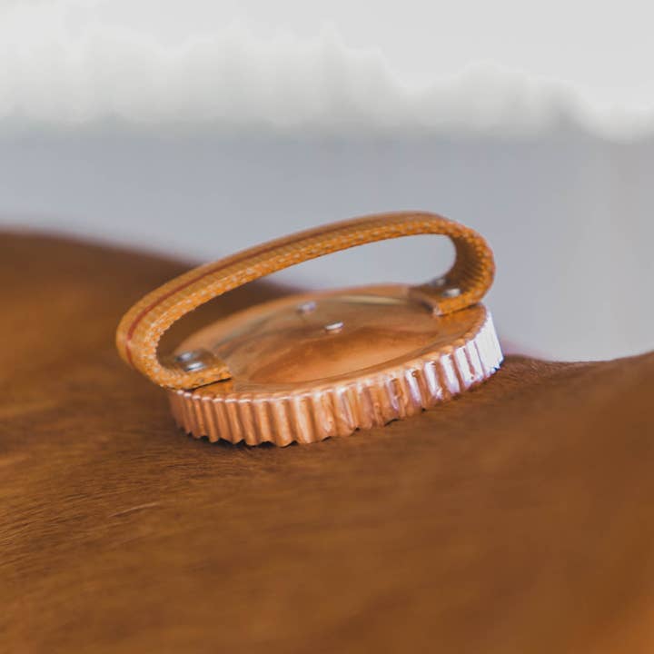 Kawell USA - Wholesale Horse Conditioner/Grooming Aid - Kawell Copper Curry Horse Brush5