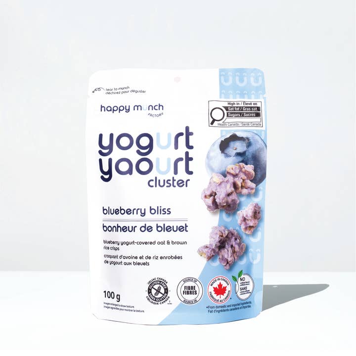 Blueberry Bliss - Yogurt Cluster (100g) for wholesale by Happy Munch Factory