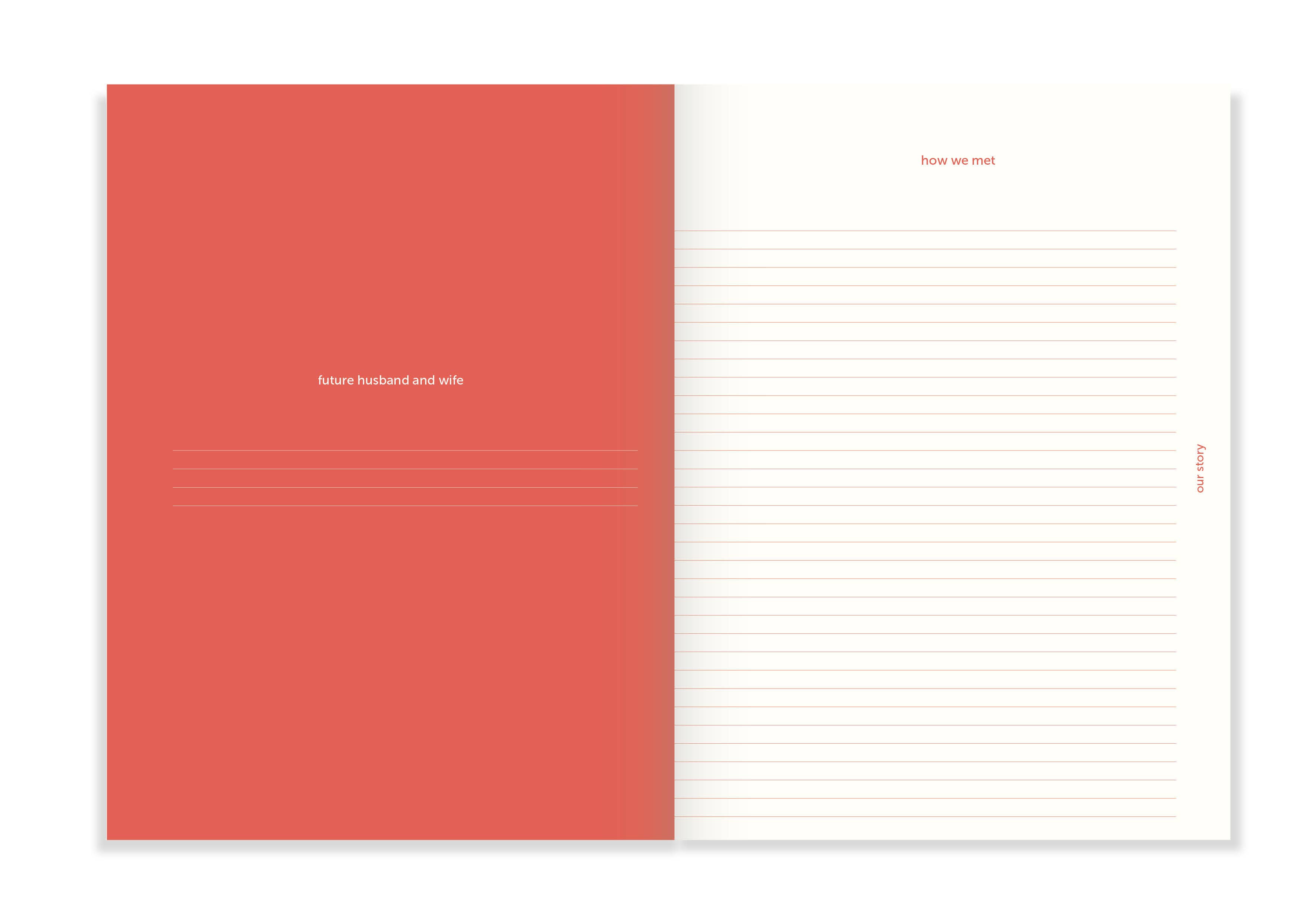 Rosa Diário de Casamento para venda a revendedores na Faire4