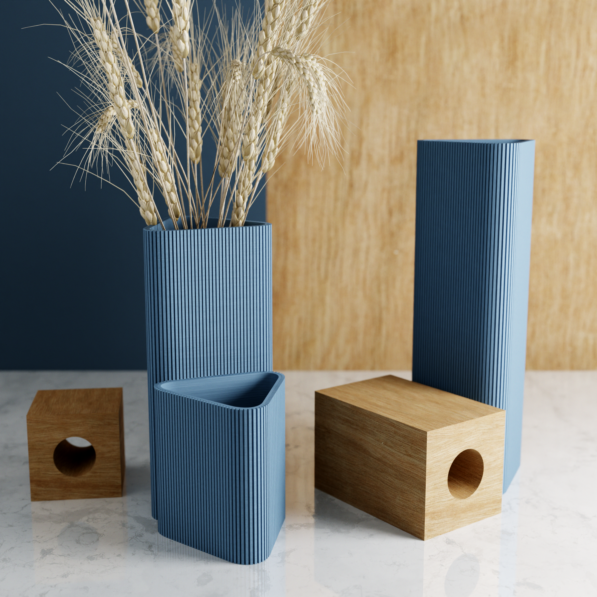 Modernized Pottery - Wholesale Vase - TRIANGLE Vase4