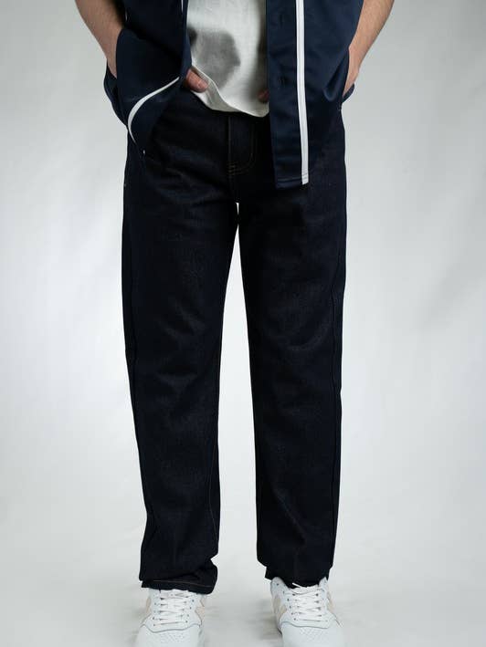 Lime Tree Clothing Inc. – wholesale Jeans - Herr – Lime Tree Straight Denimjeans — hållbara och snygga, öppna storlekar