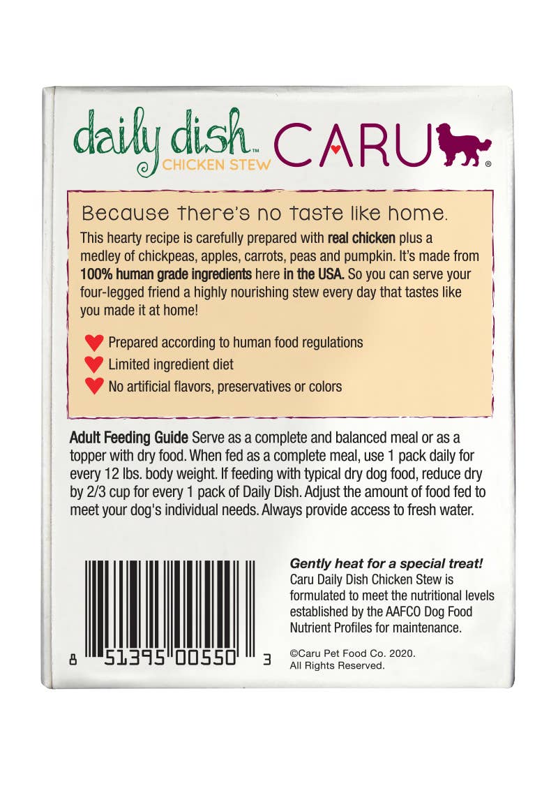 Caru - Wholesale Pet Food - Dog - Caru Daily Dish Chicken Stew for Dogs1
