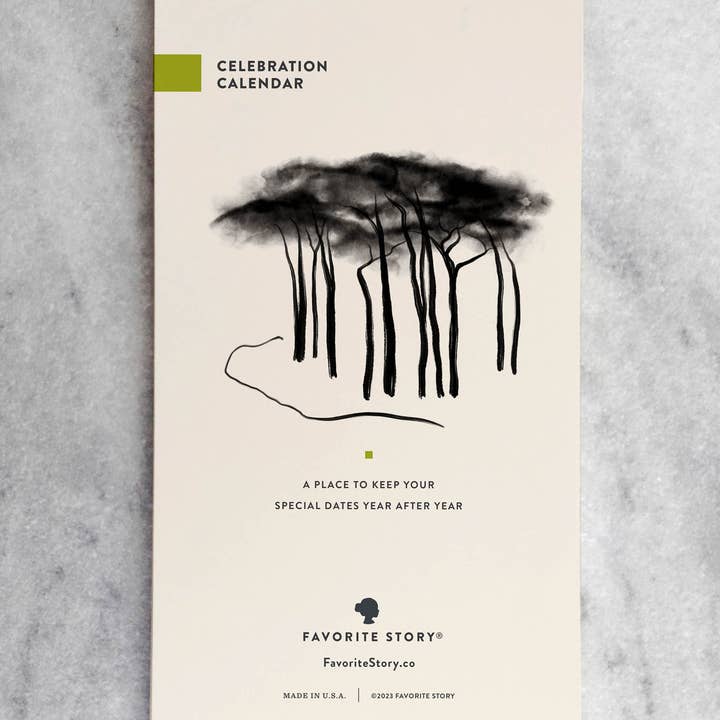 Calendrier des célébrations, Arbres pour la vente par Favorite Story