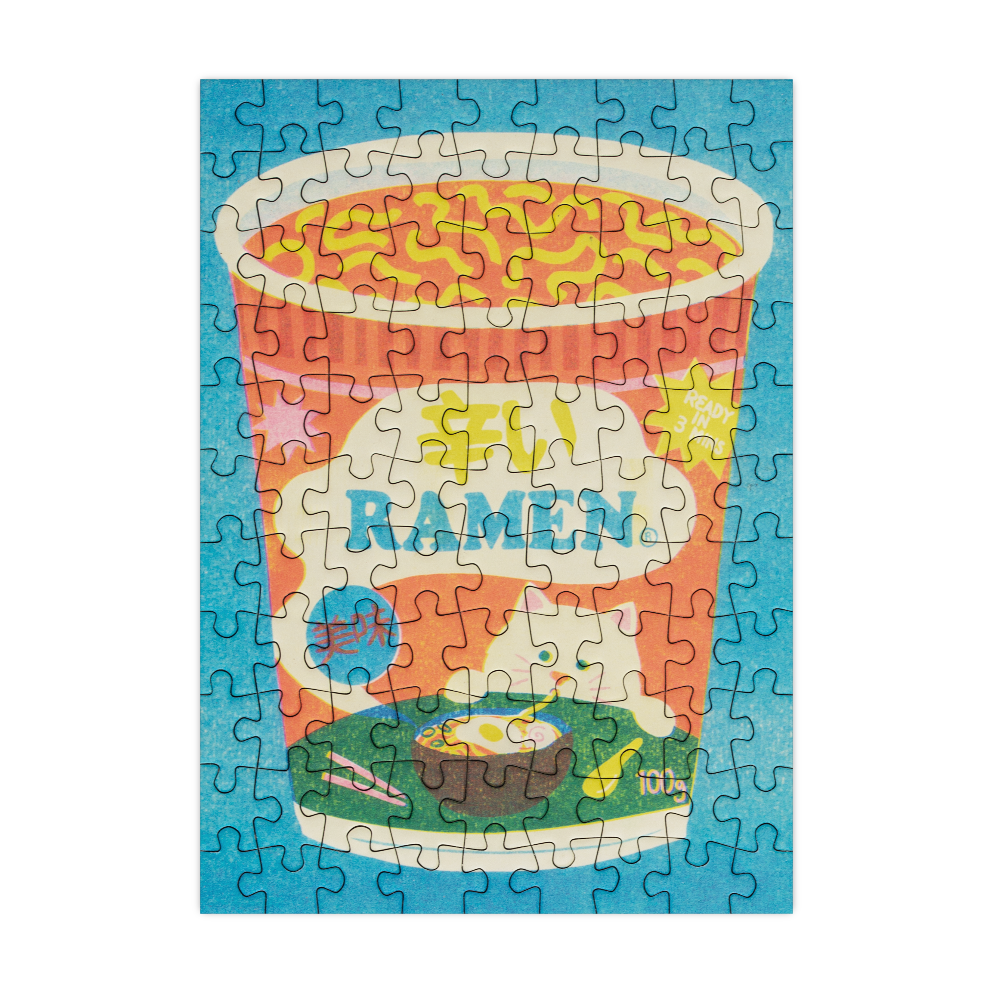 Happily Puzzles - Wholesale Puzzle - Adult - Ramen - 99 Piece Mini Jigsaw Puzzle1