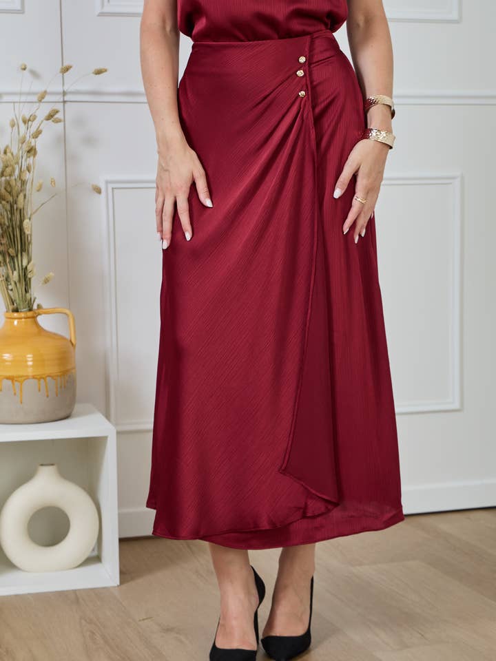 LULUMARY - Vendita all'ingrosso Gonna - Donna - Gonna lunga fluida SK86322