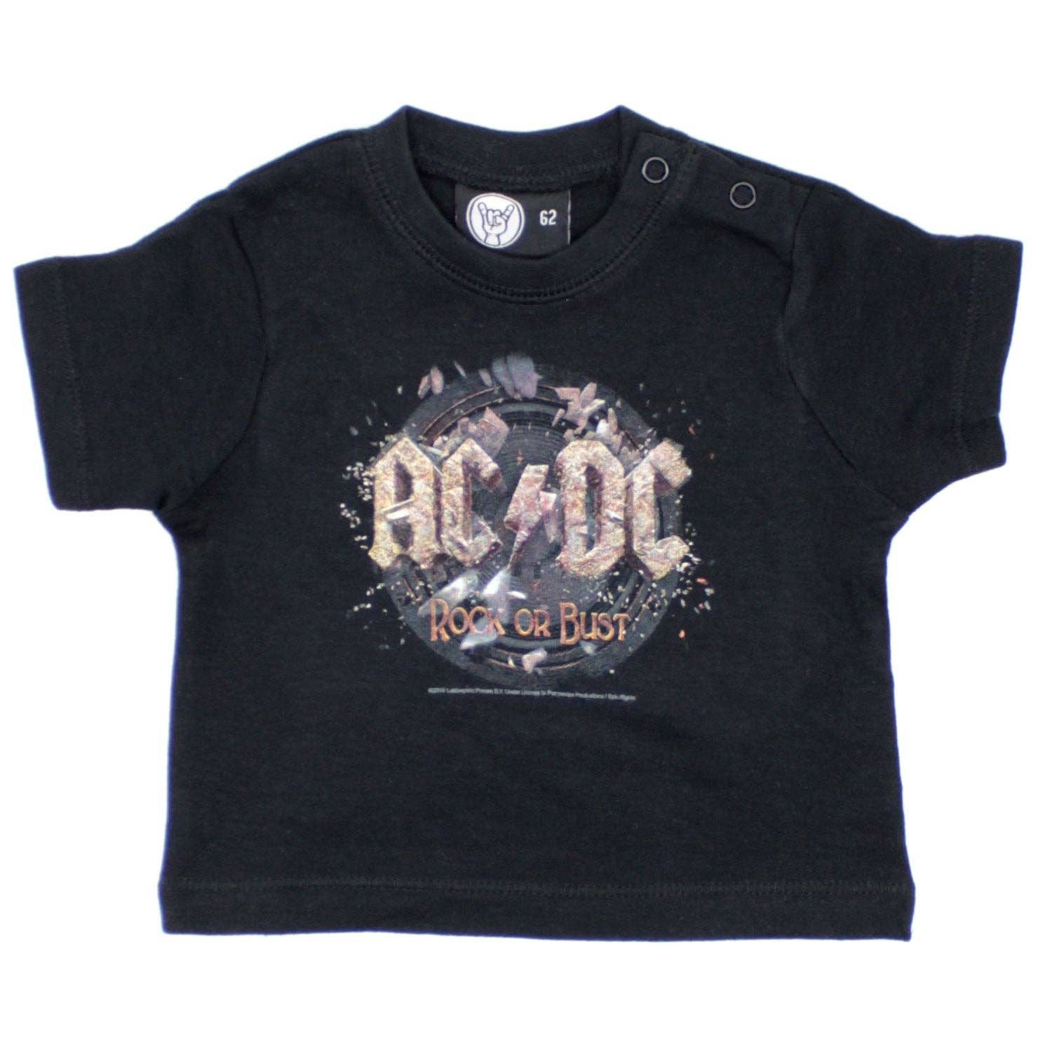 Rockabilia - Wholesale Screen Printed T-Shirt - Kids - AC/DC Rock Or Bust Childrens T-shirt0