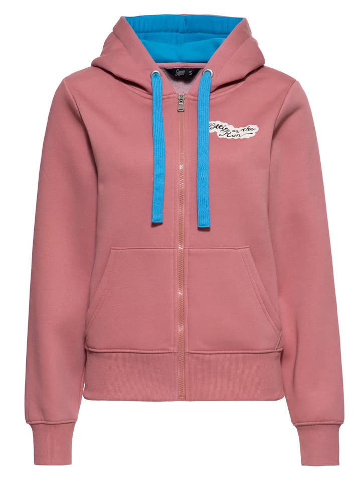 Hooded Sweat Jacket "Hottie On The Run" for wholesale by KING KEROSIN