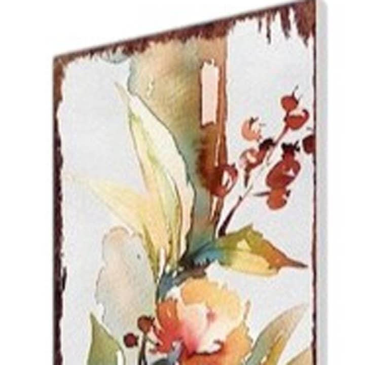 HomeRoots - Wholesale Garden Tool - 42" Burgundy Off White And Orange Solid Wood Pumpkin Garden Stake4