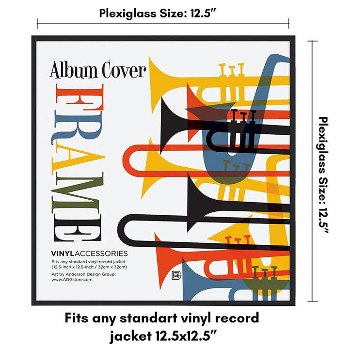 Black Americanflat Aluminum Album Frame for wholesale on Faire1