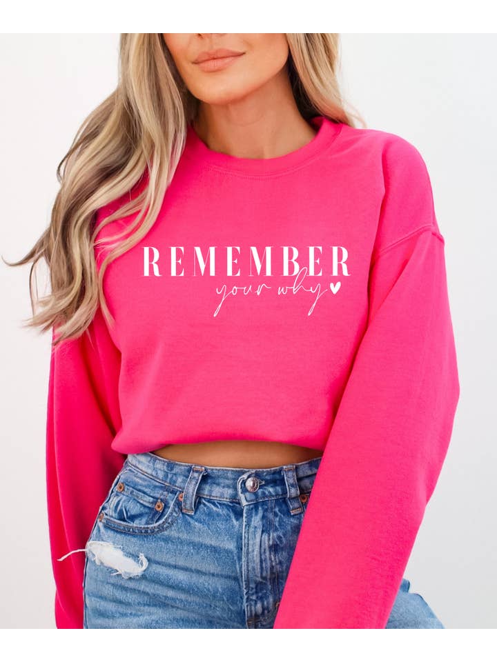 Desert Raine - Wholesale Graphic Sweatshirt - Women's - Remember Your Why Sweatshirt4