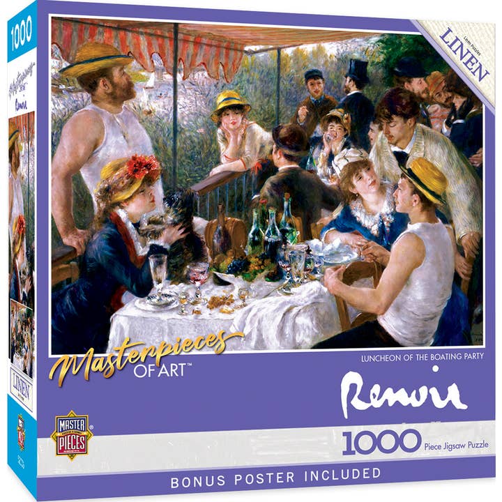 Chefs-d'œuvre - Puzzle de 1000 pièces Le déjeuner de la fête nautique pour la vente par Masterpieces Puzzles
