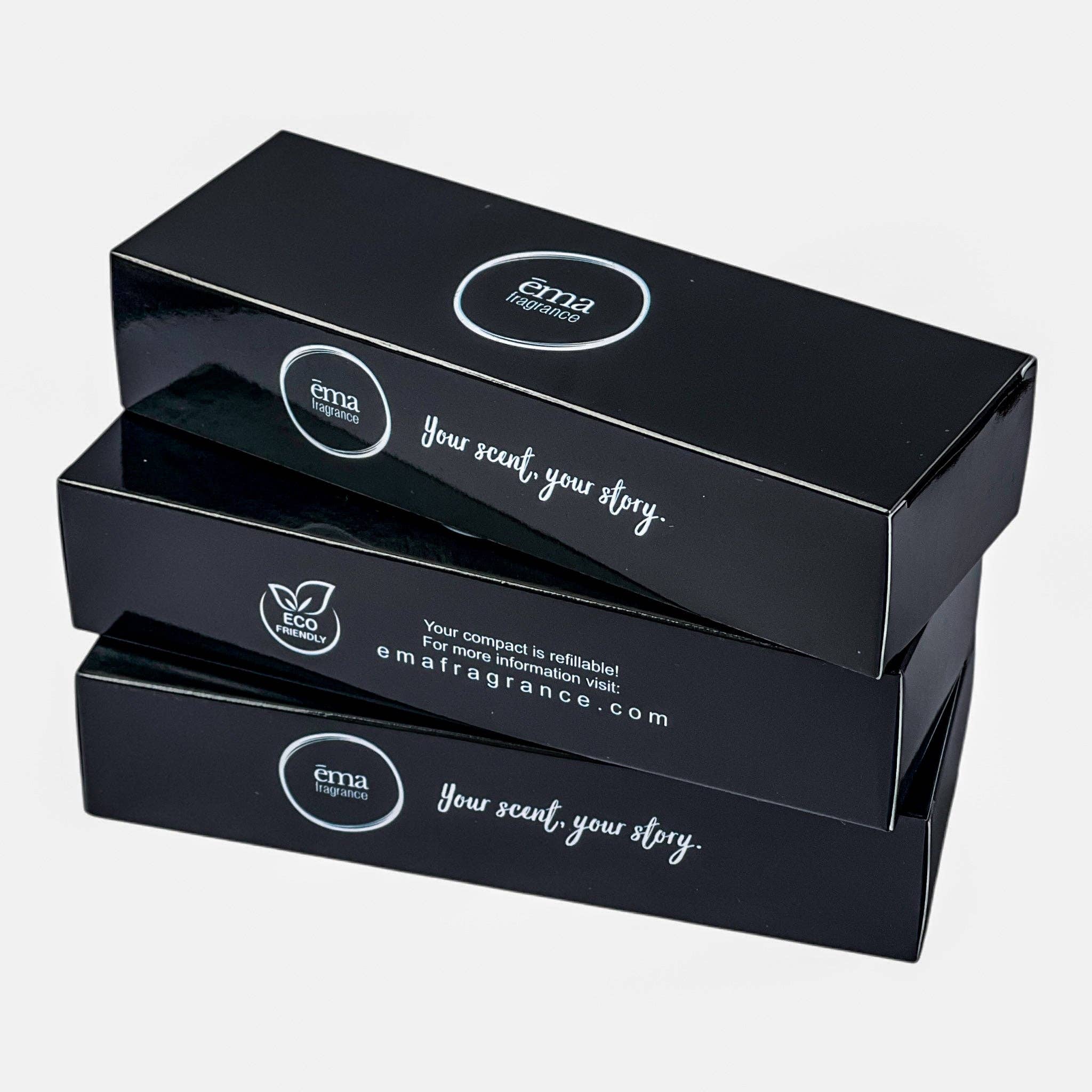 ēma fragrance – wholesale Perfume gift set – Solid Perfume Set: Refillable Compact + 3 Fragrance Notes13