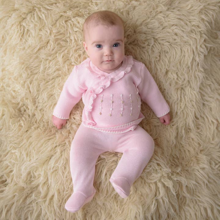 Cardigan Cris Crossover e Calças com pés por atacado de Dolce Goccia