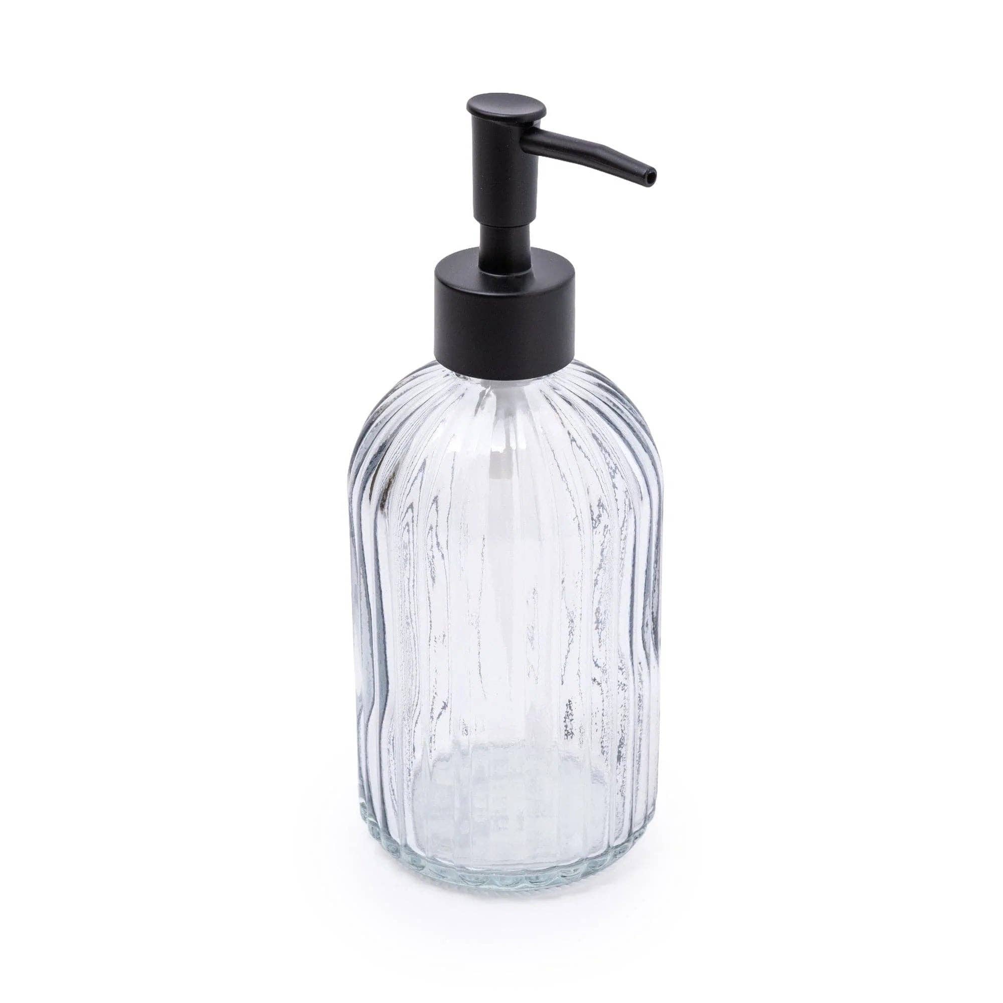 Candlelight Products Ltd – wholesale Soap dispenser – Clear Smoked Glass Soap Dispenser 6PK1