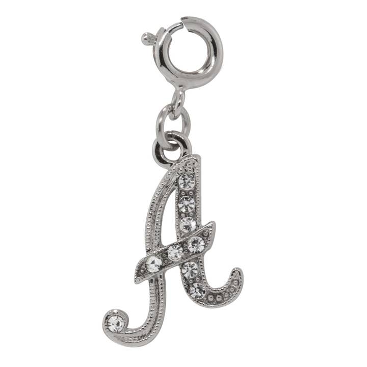 1928 Jewelry Crystal Accent Initial Charm for wholesale by 1928 Jewelry