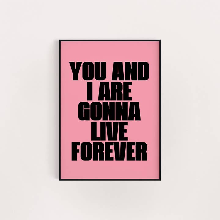 STAMPA LIVE FOREVER OASIS per la vendita all'ingrosso da parte di Creative House UK