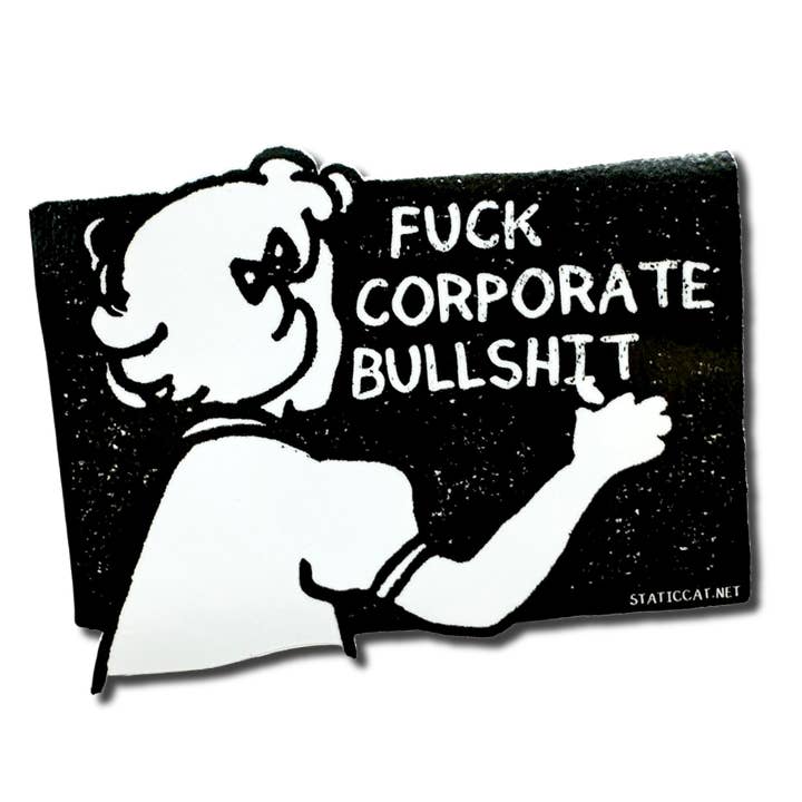 Knulla företagsstrunt - Klistermärke för wholesale av Static Cat Studio