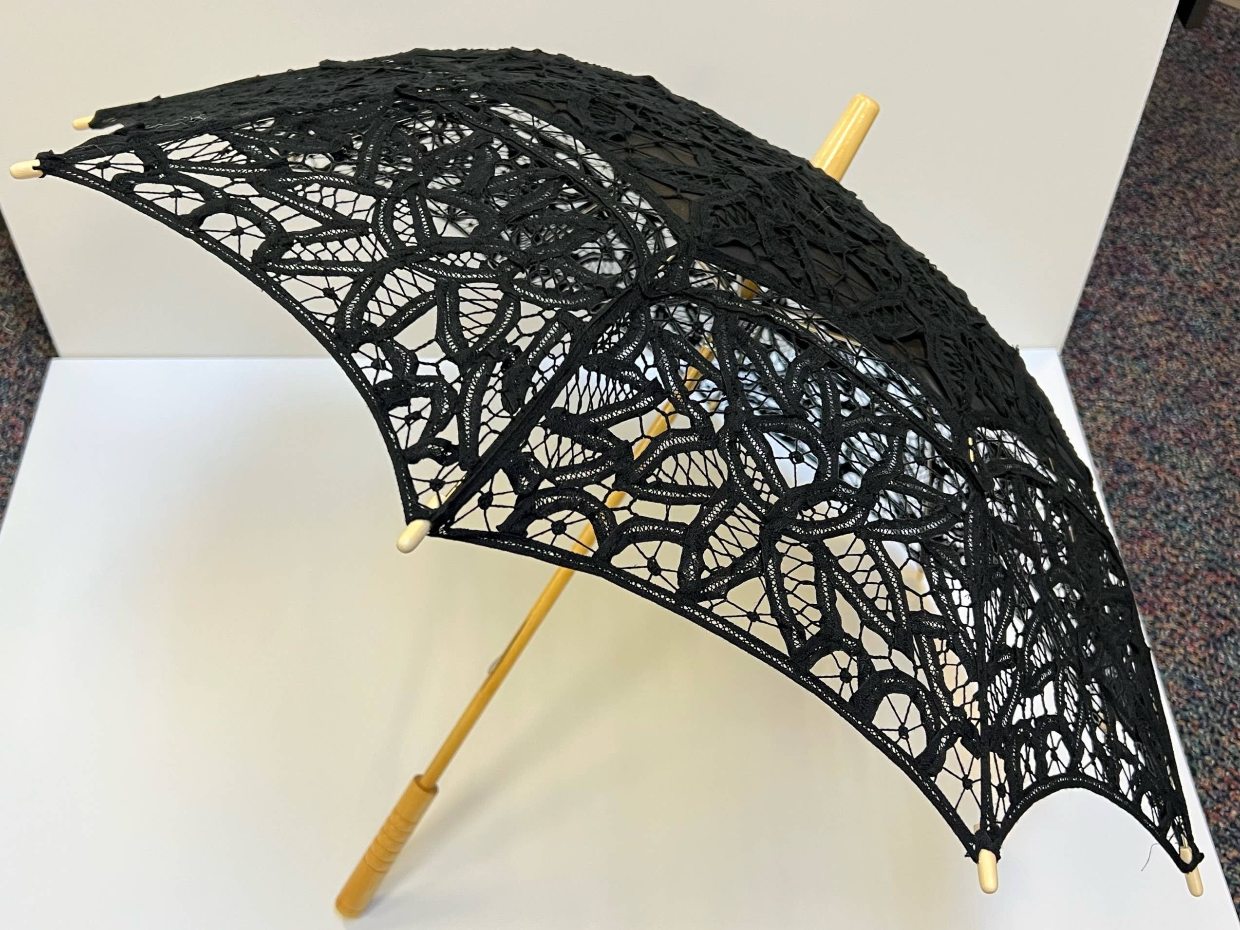 Peking Handicraft - Wholesale Umbrella - Unisex - All Battenburg Parasol - Black1