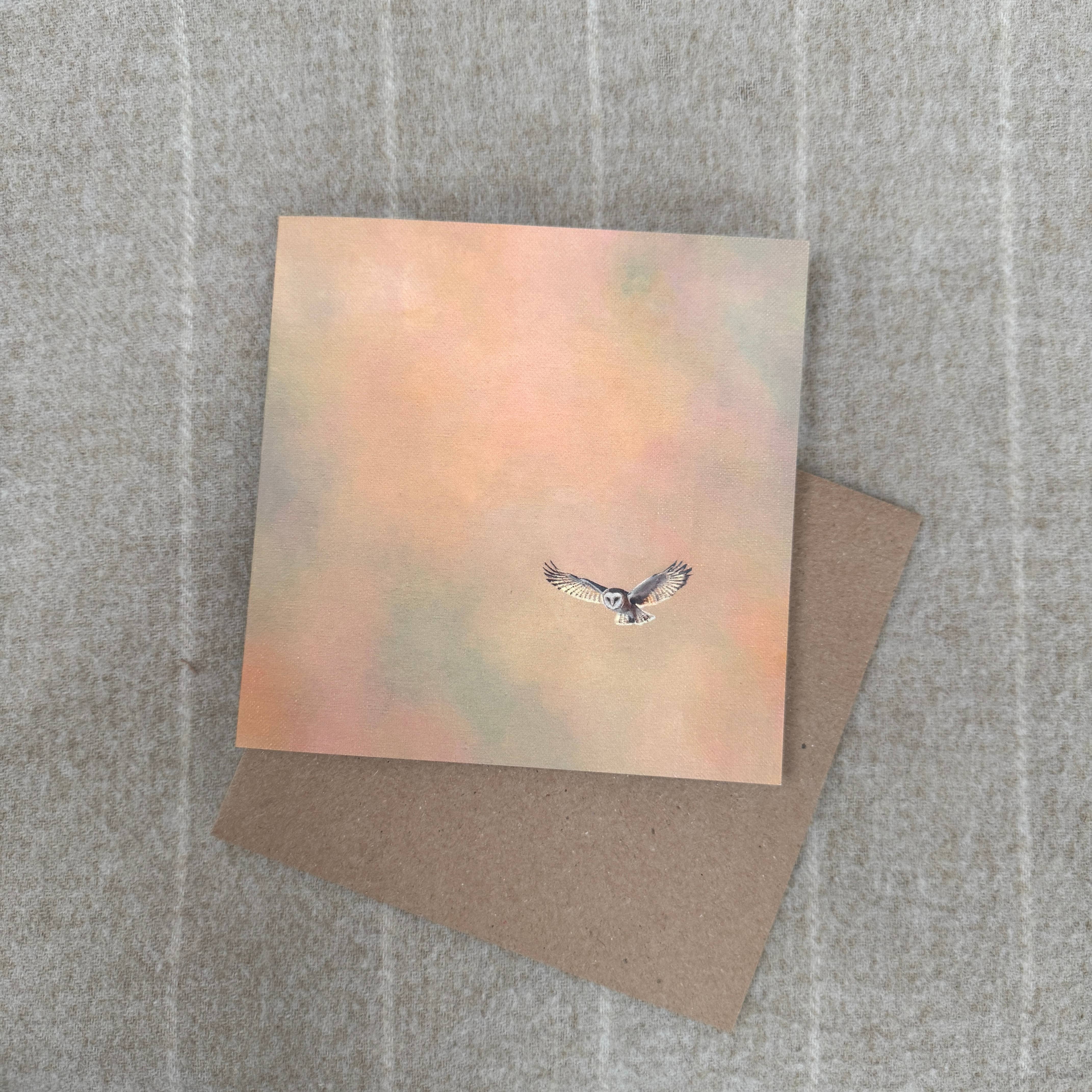Portrait of Clouds - Wholesale Everyday Greeting Card - Barn Owl Greetings Card - Luxury Textured Cardstock3