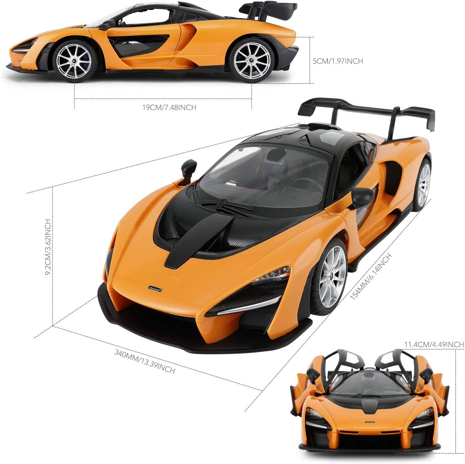 AZ Trading & Import (Toys, RC Toys & More) - Wholesale Toy Car/Truck - Kids - 1:14 Mclaren Senna RC Model Cars 2.4G Orange3