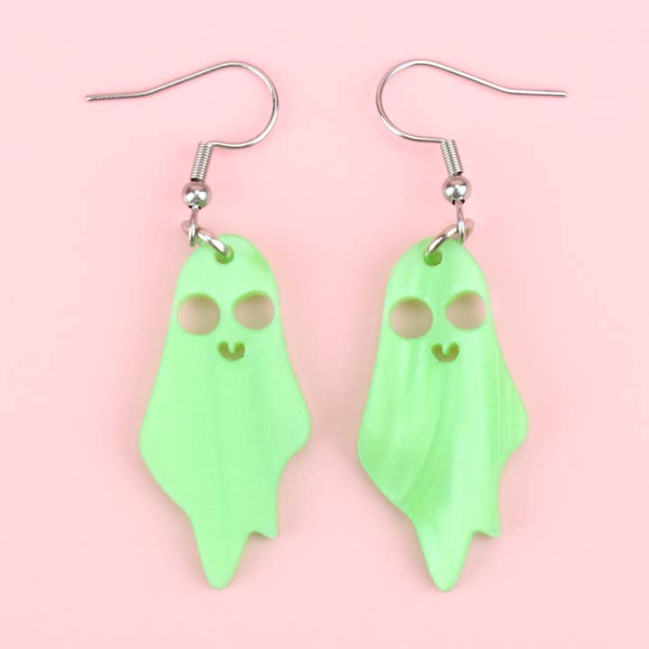 Boo You Whore Marmor Gröna Spökeörhängen för wholesale av Sour Cherry