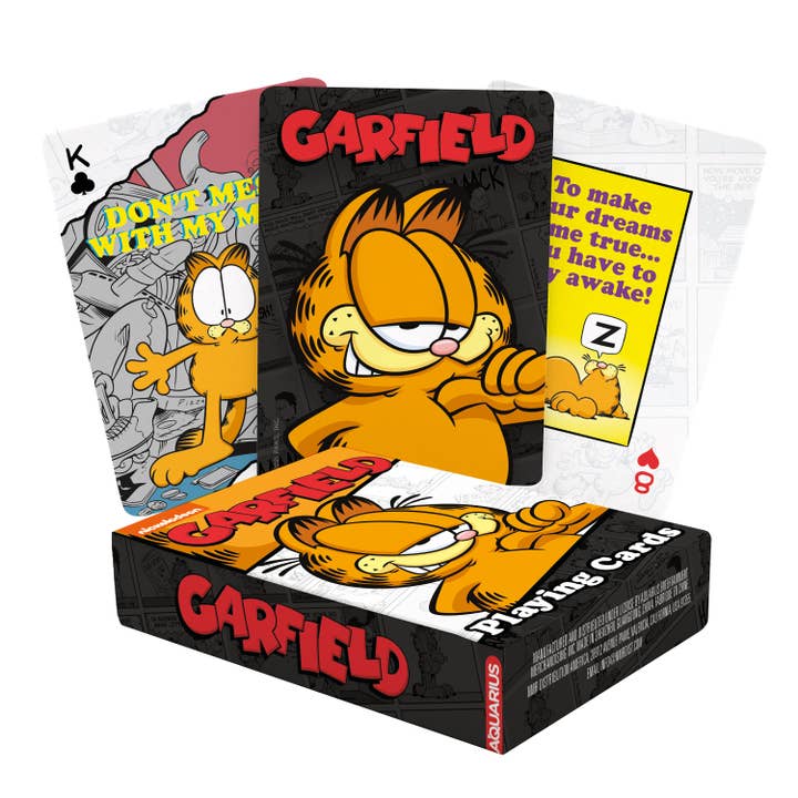Garfield Playing Cards for wholesale by AQUARIUS, GAMAGO, ICUP, & ROCK SAWS by NMR Brands