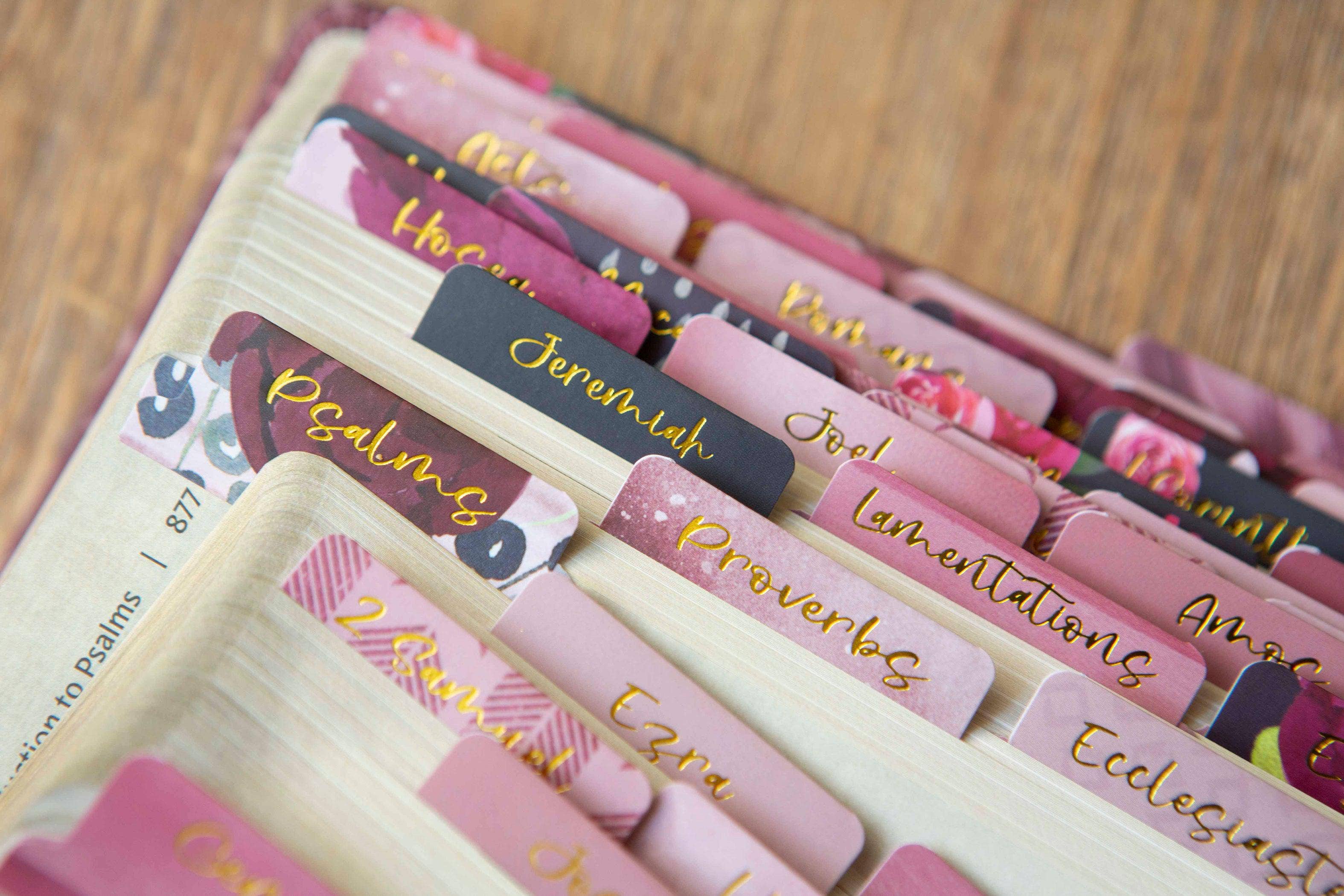 Chosen & Cherished - Wholesale Religion - Floral Bible Tabs | Bible Book Tabs5